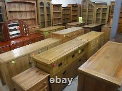 DOVETAILED LARGE CHUNKY WIDE SOLID WOOD 2DOOR 2DRAWER WARDROBE -see shop