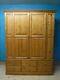 DOVETAILED LARGE SOLID WOOD 2DOOR 6DRAWER WARDROBE H208 W165 D60cm -see our shop