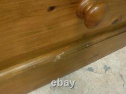 DOVETAILED LARGE SOLID WOOD 3DOOR 6DRAWER WARDROBE H209 W206 D56cm -see our shop