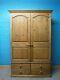 DOVETAILED LARGE SOLID WOOD DOUBLE 2DOOR 4DRAWER WARDROBE 188x124- SEE OUR SHOP