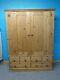 DOVETAILED WIDE LARGE SOLID WOOD 2DOOR 6DRAWER WARDROBE H196 W153cm SEE SHOP