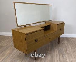 DRESSING TABLE 2 Shelves 1 Cupboard 1 Drawer Large Mirror Cabinet Mid Century