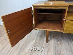 DRESSING TABLE 2 Shelves 1 Cupboard 1 Drawer Large Mirror Cabinet Mid Century