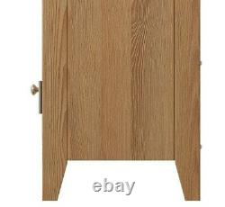 Danish Oak Large Sideboard Cabinet / Light Oak 2 Door 3 Drawer Storage Cupboard