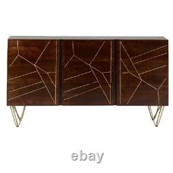 Dark gold extra large sideboard 3 drawers and 2 doors