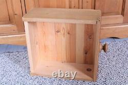 Delivery Options Large Solid Pine Sideboard 4 Drawers Waxed Finish Rustic