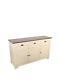 Devon Large Sideboard Ivory & Walnut Effect Functional and Stylish Storage Unit