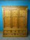 Dovetailed Large Chunky Solid Wood Triple 3door 5drawer Wardrobe See Our Shop
