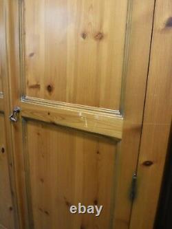 Dovetailed Large Chunky Solid Wood Triple 3door 5drawer Wardrobe See Our Shop