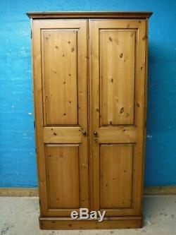 Ducal Large Solid Wood 2door 1drawer Wardrobe + Lock & Key See Our Shop