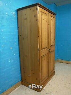 Ducal Large Solid Wood 2door 1drawer Wardrobe + Lock & Key See Our Shop