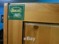 Ducal Large Solid Wood 2door 1drawer Wardrobe + Lock & Key See Our Shop