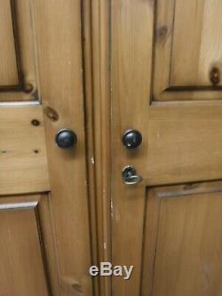 Ducal Large Solid Wood 2door 1drawer Wardrobe + Lock & Key See Our Shop