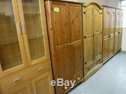 Ducal Large Solid Wood 2door 1drawer Wardrobe + With Lock & Key See Our Shop