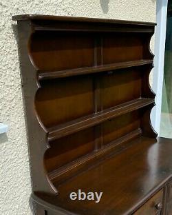 Ercol Dresser Cupboard 2 Drawers Large Cupboard Plate Rack Kitchen Storage