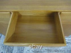 Ercol Windsor Solid Elm Light Finish Large Three Door Three Drawer Sideboard