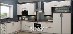 FP&P Matt White Kitchen Unit Cupboard Doors & Drawers to fit most units Cabinets