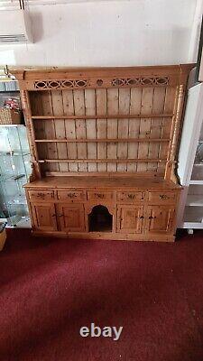 Fabulous Extra Large Solid Antique Pine Dresser