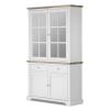 Florence Large Dresser. Kitchen diningroom glass display cabinet. Quality. ASSEMBLE