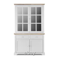 Florence Large Dresser. Kitchen diningroom glass display cabinet. Quality. ASSEMBLE