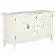French Style Cream Large 3 Door Sideboard 4 Drawers Home Decor
