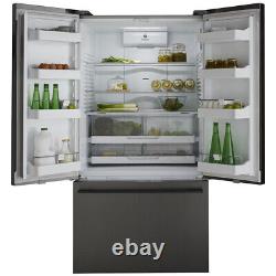 Fridge Freezer Fisher & Paykel RF540ADUB6 French-Door Black Steel Ice & Water