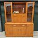 G Plan Mid Century Teak Large Wall Unit with Bar and Lighting Display Cabinet