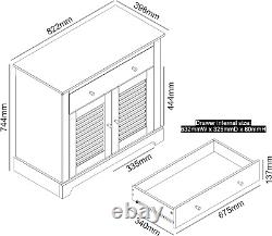 Galano Milan 2 Door 1 Drawer Sideboard Cabinet Storage Organizer for Your Home