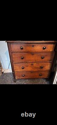 Good Quality Large Victorian Two Over Three Mahogany Chest Of Drawers