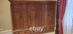 Gorgeous Antique large Pitch pine wardrobes