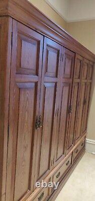 Gorgeous Antique large Pitch pine wardrobes