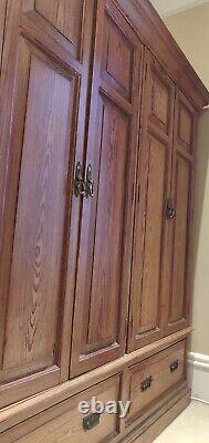 Gorgeous Antique large Pitch pine wardrobes