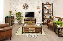 Gr Large Coffee Table 4 Doors 4 Drawers Ample Storage Stylish Decor SOHO