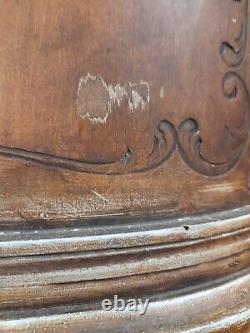 HUGE V. Large Antique 19th C. French Armoire Display Cabinet Hand Carved Wood