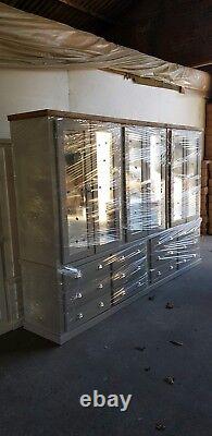 Handmade Aylesbury Next (grey+mid Oak) 12 Drawers/6 Doors Large Wardrobe