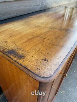 Handsome Large Victorian Mahogany High Sideboard Cabinet