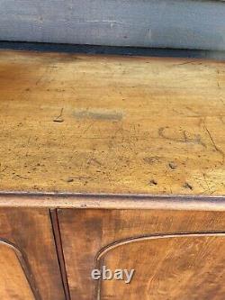 Handsome Large Victorian Mahogany High Sideboard Cabinet