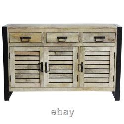 Harbour Indian Reclaimed Wood Large Living Room Sideboard