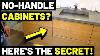 Here S How To Get Handleless Cabinets No Handle Custom Modern Cabinets Hardware Explained