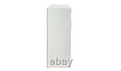 Home Venetia Large 3 Door 2 Drawer Shoe Cabinet -White