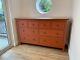 IKEA Hemnes Large Chest of 8 Drawers Rare Red Brown With Glass Top 160cm Wide