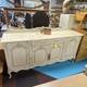 Impressive Ornate Vintage Large French painted sideboard buffet 4 door 5 drawer