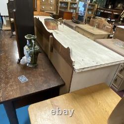 Impressive Ornate Vintage Large French painted sideboard buffet 4 door 5 drawer