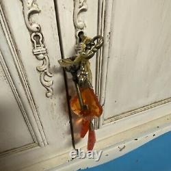 Impressive Ornate Vintage Large French painted sideboard buffet 4 door 5 drawer