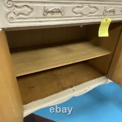 Impressive Ornate Vintage Large French painted sideboard buffet 4 door 5 drawer