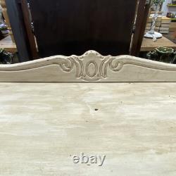 Impressive Ornate Vintage Large French painted sideboard buffet 4 door 5 drawer