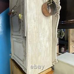 Impressive Ornate Vintage Large French painted sideboard buffet 4 door 5 drawer