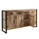 Industrial 4 Drawers and 4 Doors Extra Large Sideboard Living Room Furniture