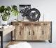 Industrial 4 Drawers and 4 Doors Extra Large Sideboard Living Room Furniture