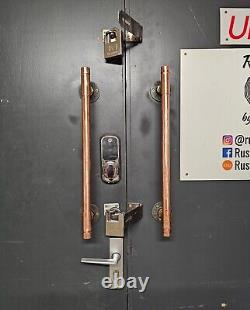 Industrial Designed Chunky Copper Pipe Cupboard/ Door/ Drawer Handles (22mm)